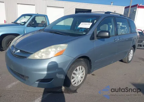 2006 Toyota Sienna Ce из США, поврежденный, VIN 5TDZA23C06S437718